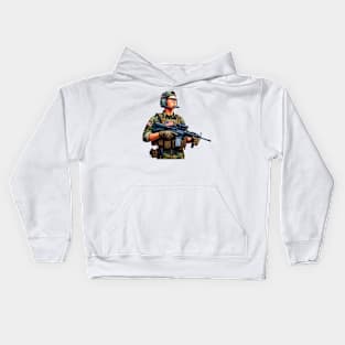 Tactical Man Kids Hoodie